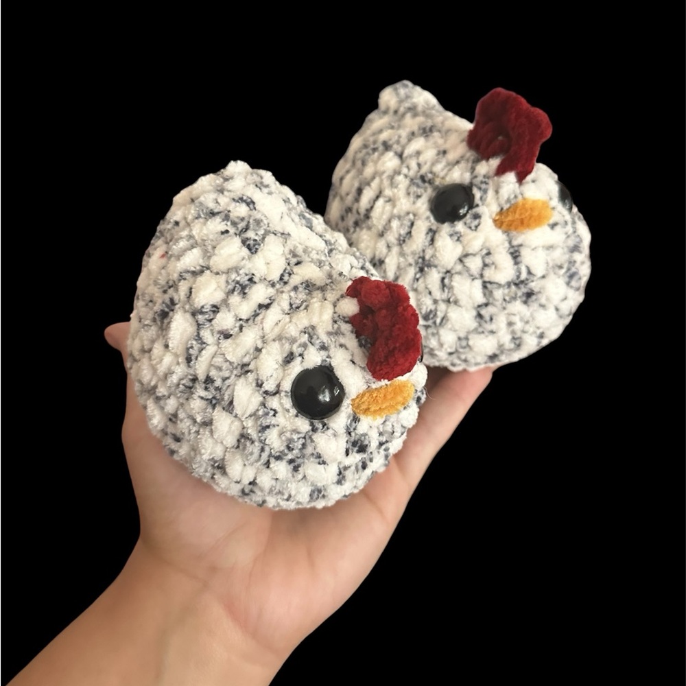Crochet chicken plush!